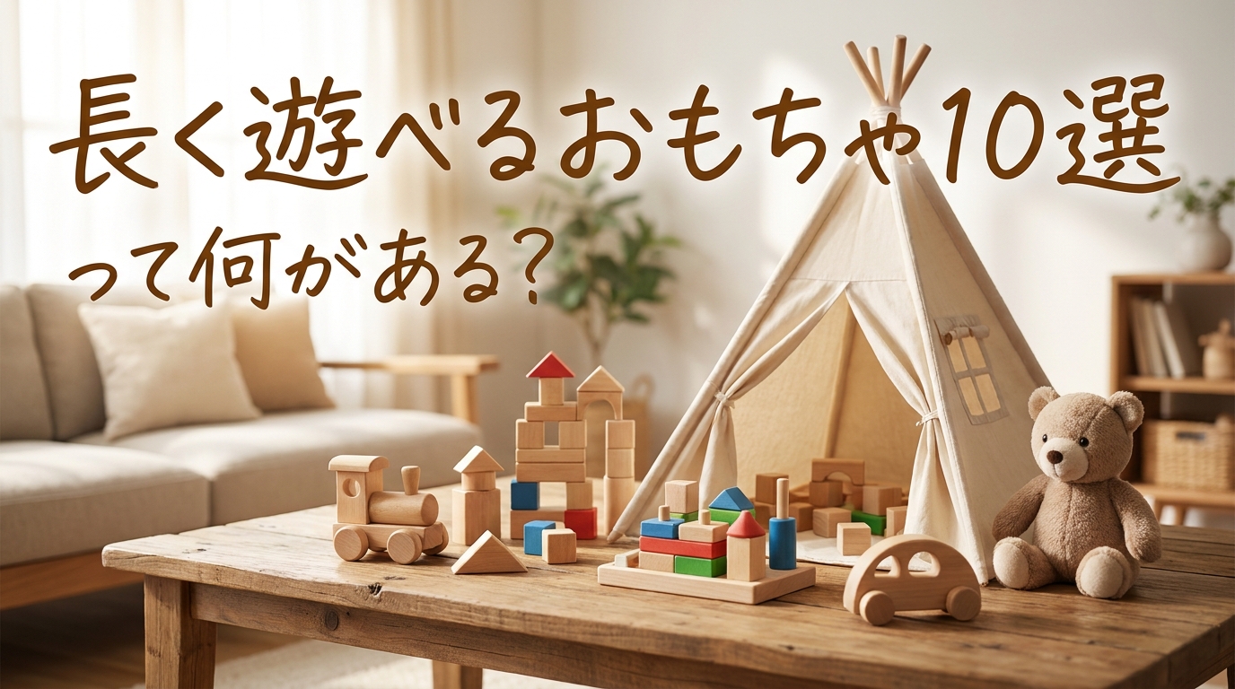 長く遊べるおもちゃ10選って何がある?