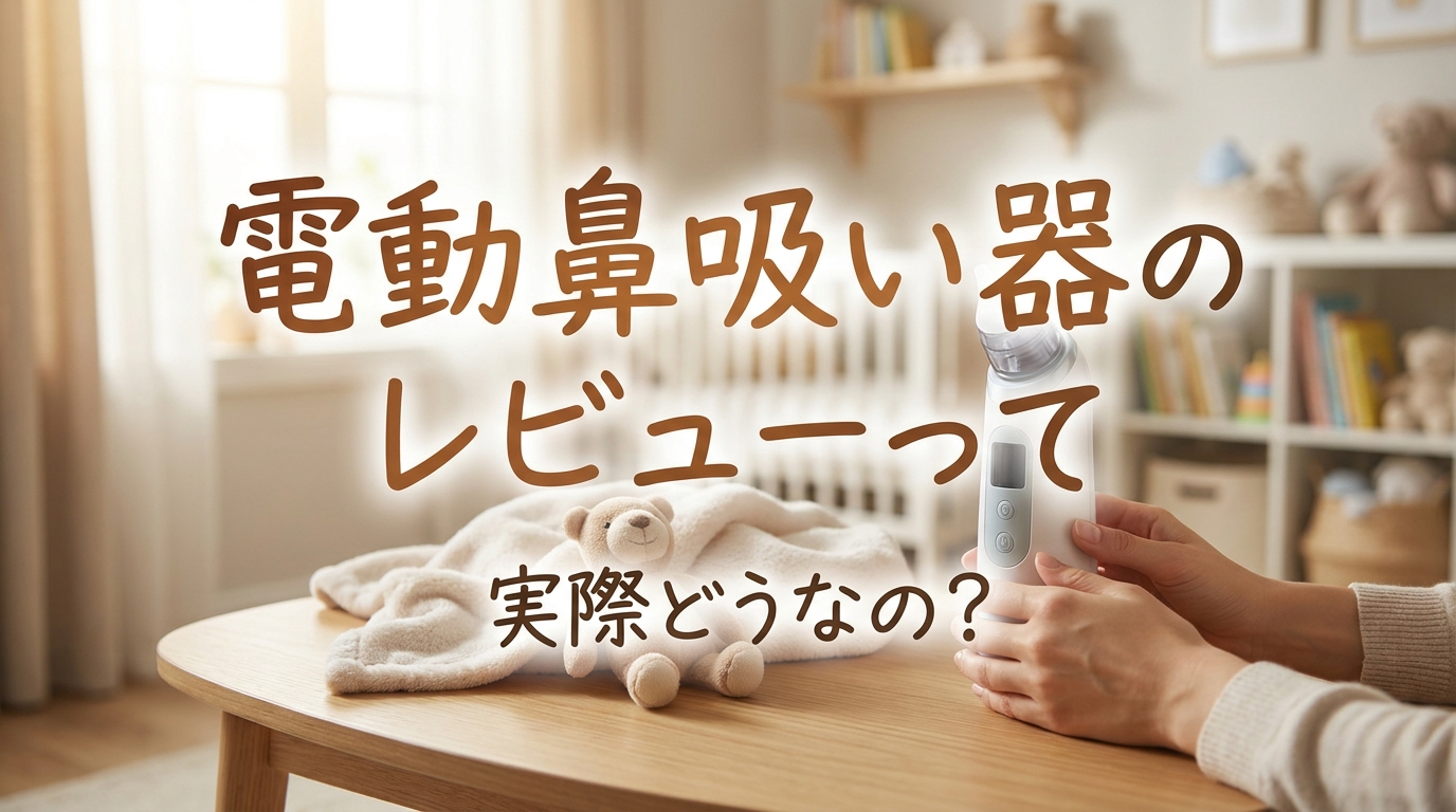 電動鼻吸い器のレビューって実際どうなの?