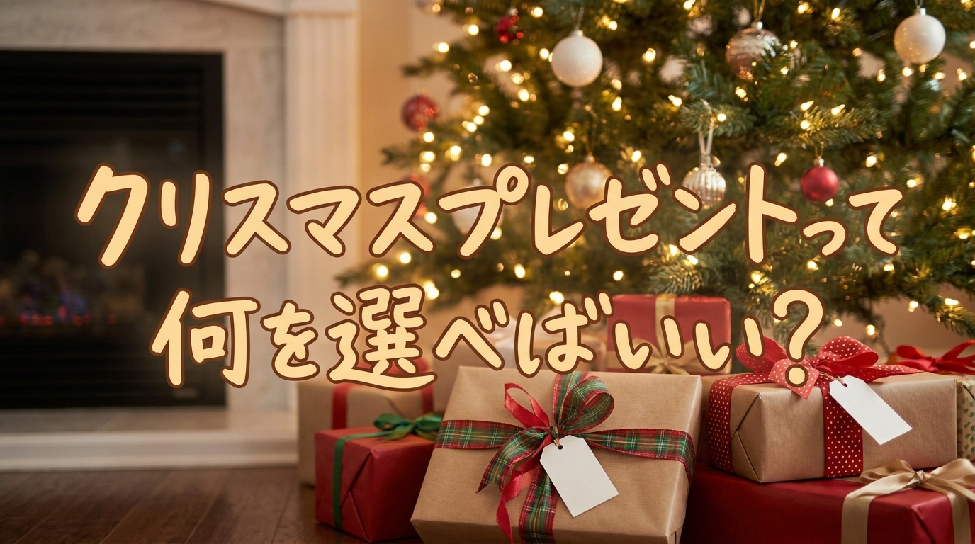 クリスマスプレゼントって何を選べばいい?