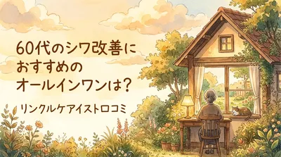 60代のシワ改善におすすめのオールインワンは？
