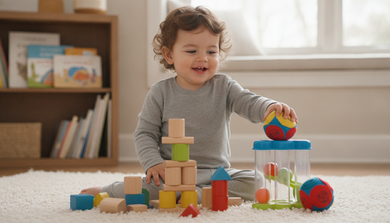 なぜ1歳児には積み木とボール落としが人気なの?